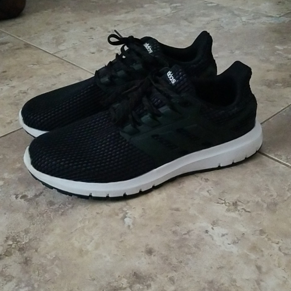 Adidas Mens Running Tennis Shoes Black Size 11 Like New Condition